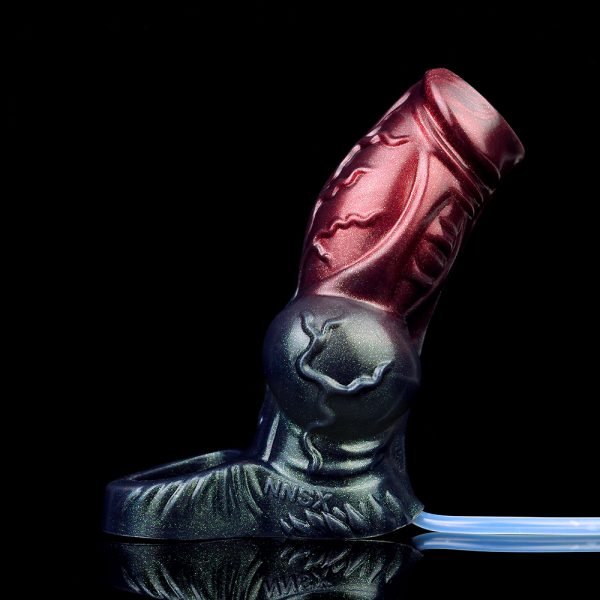 Spritzender Mikropenis Penisschale — Tiefroter Mikropenis-Verlängerer für Männer – Bild 2