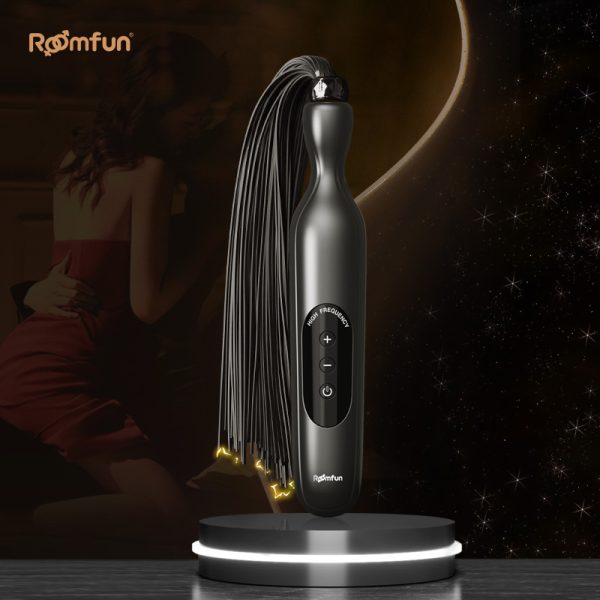 Elektrischer Peitsche BDSM Sexuell – Extreme Fesseln Leder Kinky Sex Spielzeuge für Frauen – Bild 2