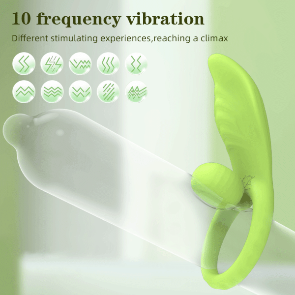 Silikon Vibrations-Penisring mit Fernbedienung – Klitorisstimulator Sexspielzeug für Männer & Frauen – Bild 2