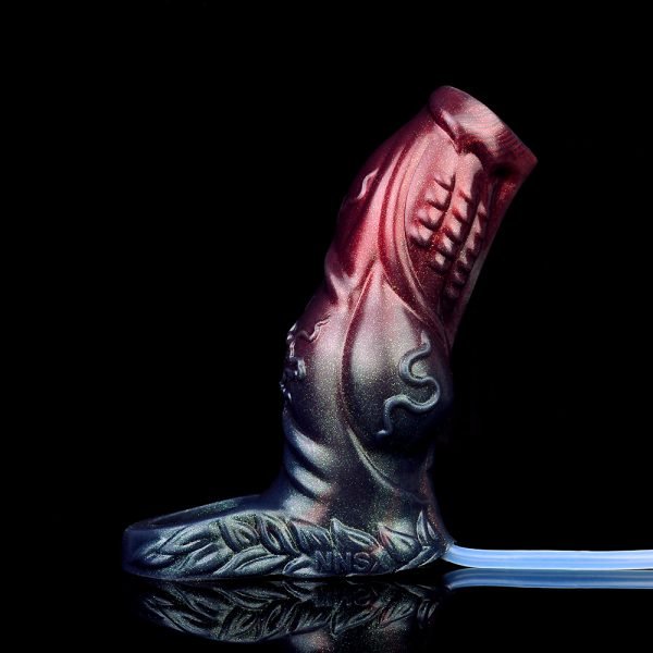 Squirting Mikropenis Bondage Spielzeug – Erzwungener Orgasmus Silikon 14 cm Mikropenis Verlängerung – Bild 2