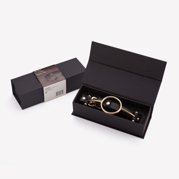 Zungen-Drückender Mundknebel – Extreme Fesselung Bondage Leder Sexspielzeuge für Frauen – Bild 6