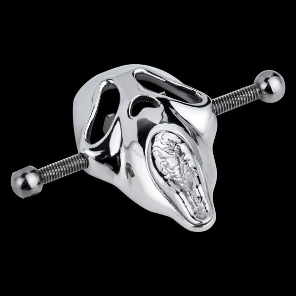 Schädel-Titten-Fick-Bondage-Set – Metallische Kinky Sex Spielzeuge für Frauen – Bild 8