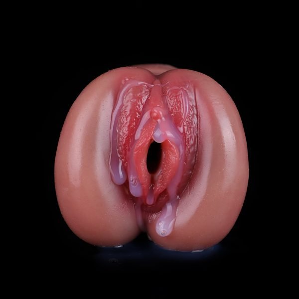 Realistische Silikon Vagina Taschenmuschi – Fantasie Penis Masturbator Sexspielzeug für Männer – Bild 3