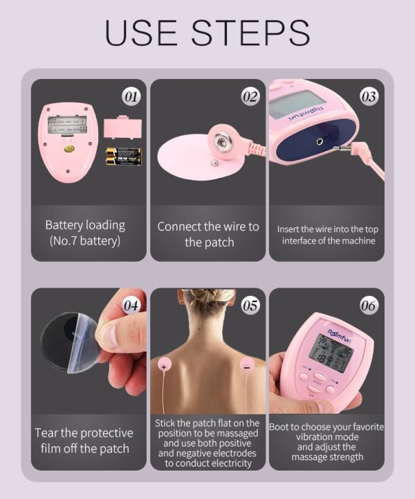 Elektronisches Puls-Massage Bondage Kit – Mehrere Vibrations-Kinky Sexspielzeuge für Frauen – Bild 7