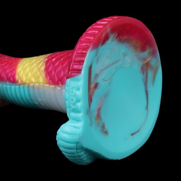 Riesige Fantasy Bad Dragon Dildos – Regenbogen Silikon Saugnapf Anal Sexspielzeuge – Bild 4
