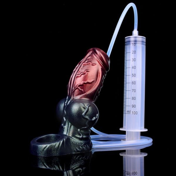 Spritzender Mikropenis Penisschale — Tiefroter Mikropenis-Verlängerer für Männer – Bild 6