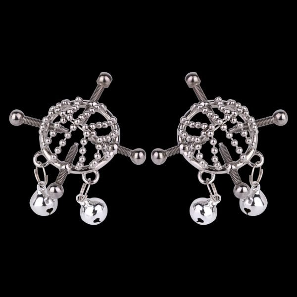 Metallglocken Nippelpiercings Bondage Kit – Extreme Fesselungen Zwangsorgasmus Sexspielzeuge – Bild 5