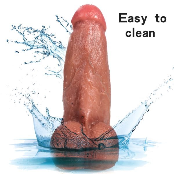 Realistischer Silikon-Dildo – Flesh Giant Saugnapf Anal Sexspielzeug für Frauen Masturbation – Bild 12