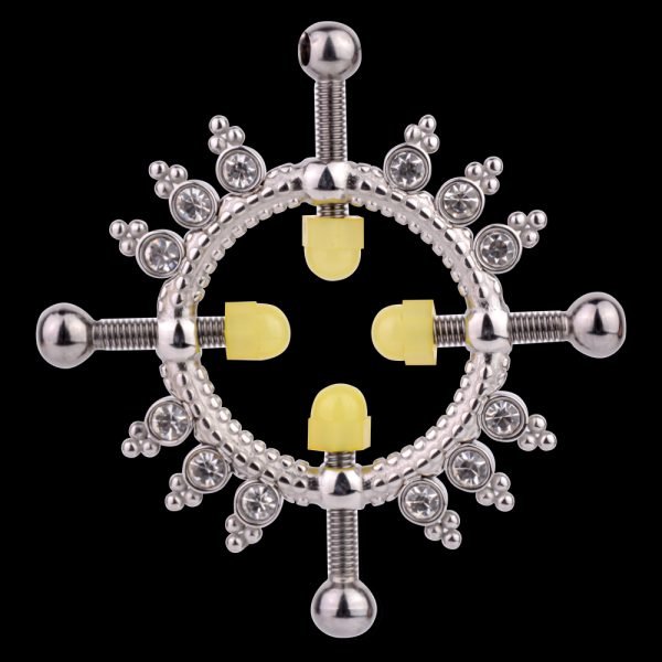 Metall Nippelpiercings Kinky Sexspielzeuge – Luxuriöse BDSM Fesselungen für Frauen – Bild 4