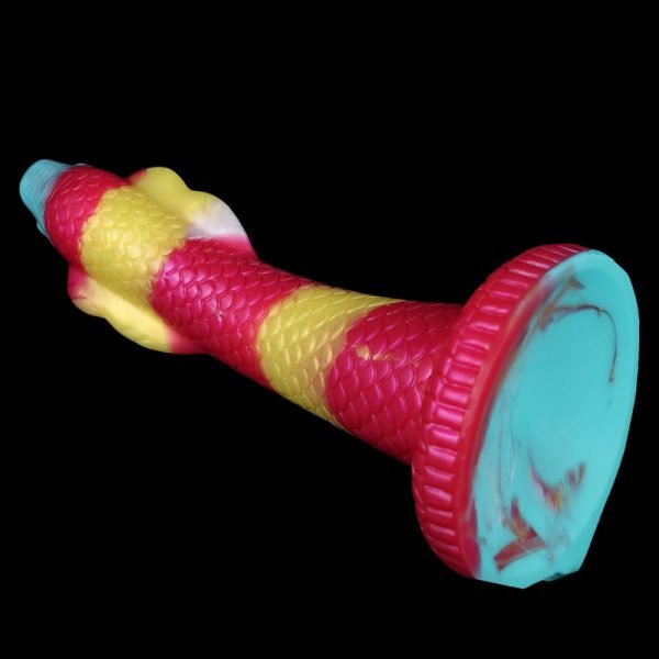 Riesige Fantasy Bad Dragon Dildos – Regenbogen Silikon Saugnapf Anal Sexspielzeuge – Bild 5