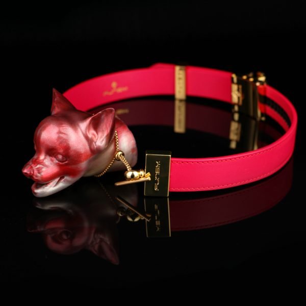 Fuchs-Bondage-Mundknebel – Blutroter Silikon-Knebel für BDSM und weibliche Lustspiele – Bild 4