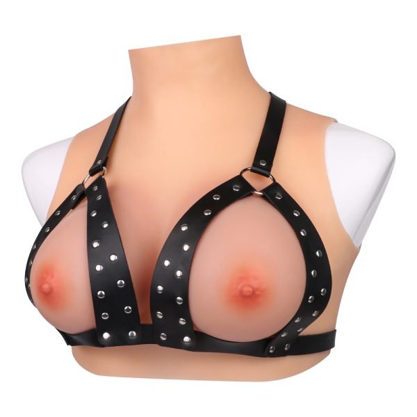 Leder Korsett Dessous Bondage Seil – Extreme Fesselung Cupless BH Weibliche Sexspielzeuge