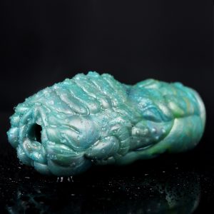 Fantasy Taschenmuschi Blowjob Cup – Blau-Grün Realistische Muschi Lecken Sex Spielzeuge für Männer