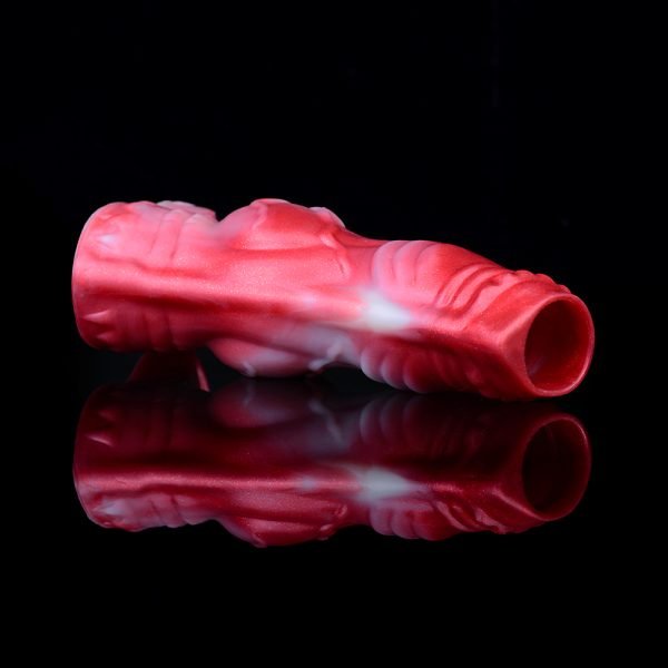 Fantasie-Mikropenis – Blutroter Farbverlauf, passend für 14 cm Penisse – Bild 5