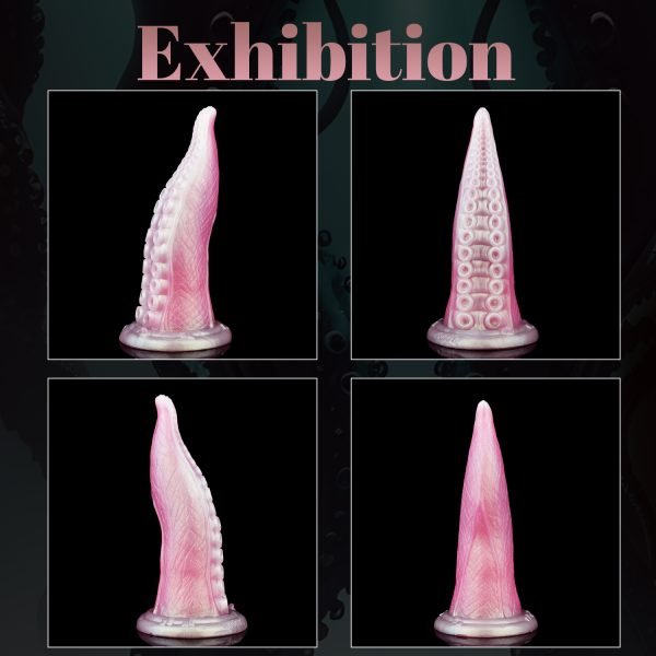 Fantasy Tentakel Anal Dildo mit Saugfuß – Silikon Butt Plug Sexspielzeug für Frauen – Bild 7