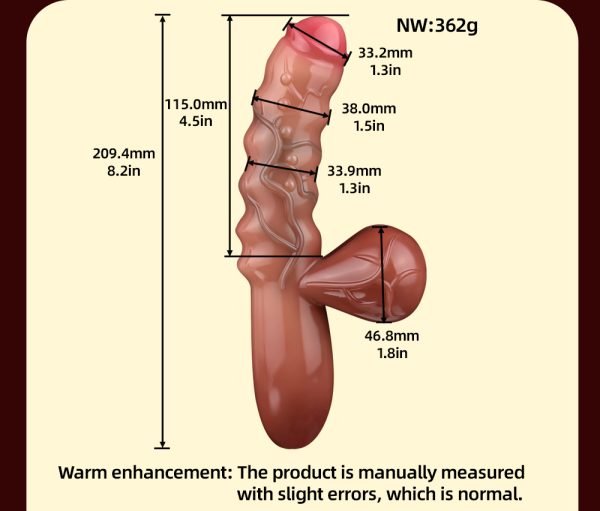 Wasserdichter G-Punkt Vibrating Thrusting Dildo – Clit Orgasmus Kontrolle für Frauen – Bild 9