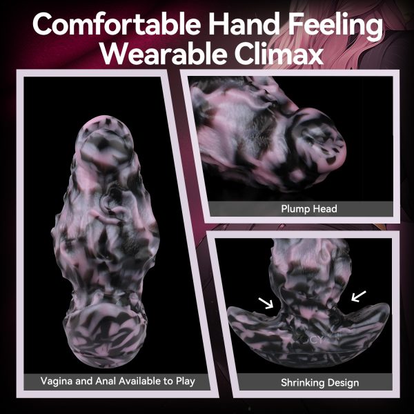 Anker-inspirierter Anal Butt Plug Vibrator – Strap-On Fantasy Silikon Dildo Kinky Sexspielzeug – Bild 3