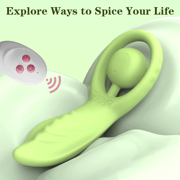 Silikon Vibrations-Penisring mit Fernbedienung – Klitorisstimulator Sexspielzeug für Männer & Frauen – Bild 4