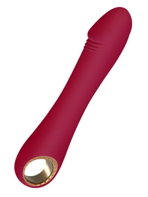 Multi-Anal Dildo G-Punkt Vibrator – Rotes Silikon Frauen Masturbation Sexspielzeug – Bild 2