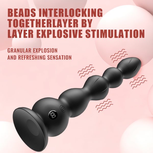 Anal Beads Vibrating Analplug – Fernbedienbarer Vibrator, Sex spiele für Männer & porno für frauen – Bild 5