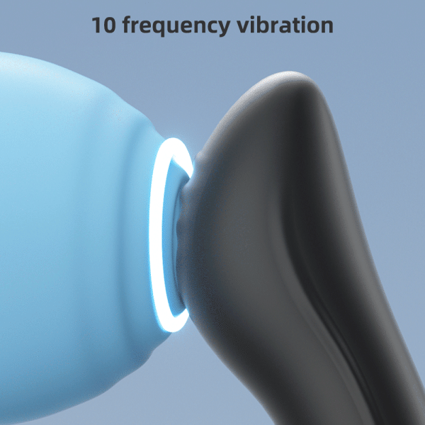 Cockring & Analplug Vibratoren Prostata Massage – Schwarze Silikon-Sextoys für Männer – Bild 4