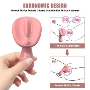 Mushroom Magic Wand Vibrator – Pink Silikon Masturbation Massager Sexspielzeug für Frauen