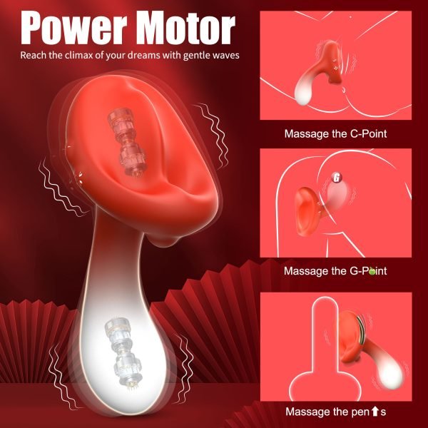 Magic Wand Butt Plug mit Doppelvibrator – Doppel-Vibrator-Massager-Masturbation-Sexspielzeug für Frauen – Bild 4