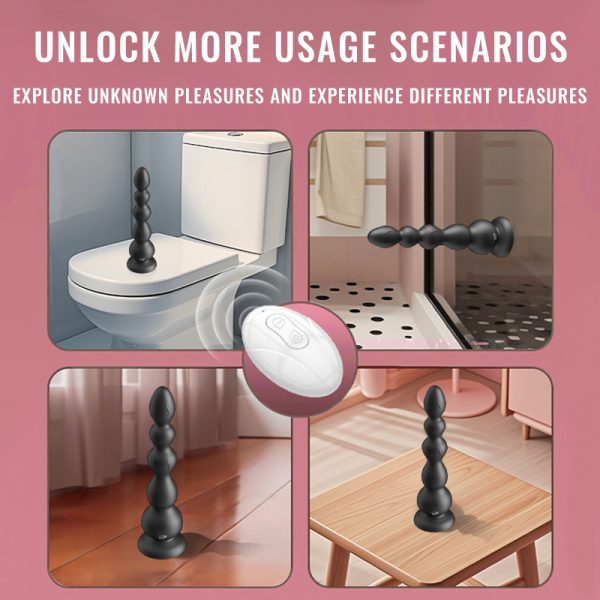 Anal Beads Vibrating Analplug – Fernbedienbarer Vibrator, Sex spiele für Männer & porno für frauen – Bild 6