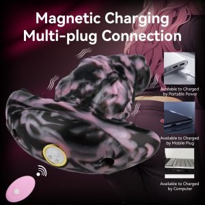 Anker-inspirierter Anal Butt Plug Vibrator – Strap-On Fantasy Silikon Dildo Kinky Sexspielzeug