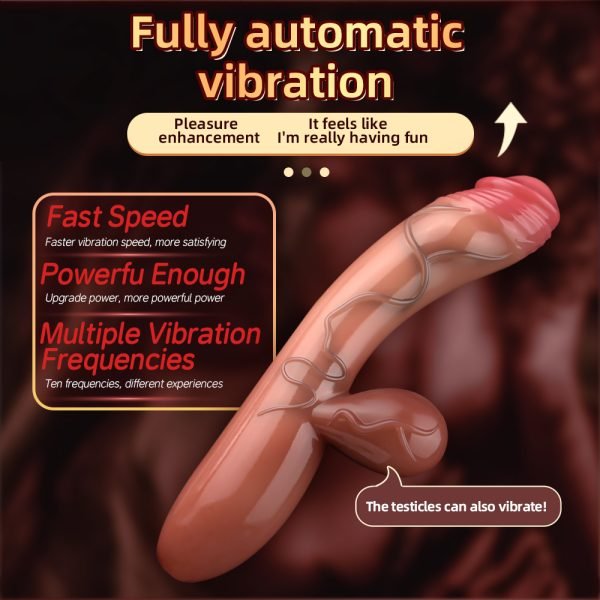 Silicone Klitoris Vibrator Dildos – Mehrfache sensorische Stimulation für Frauen – Bild 7
