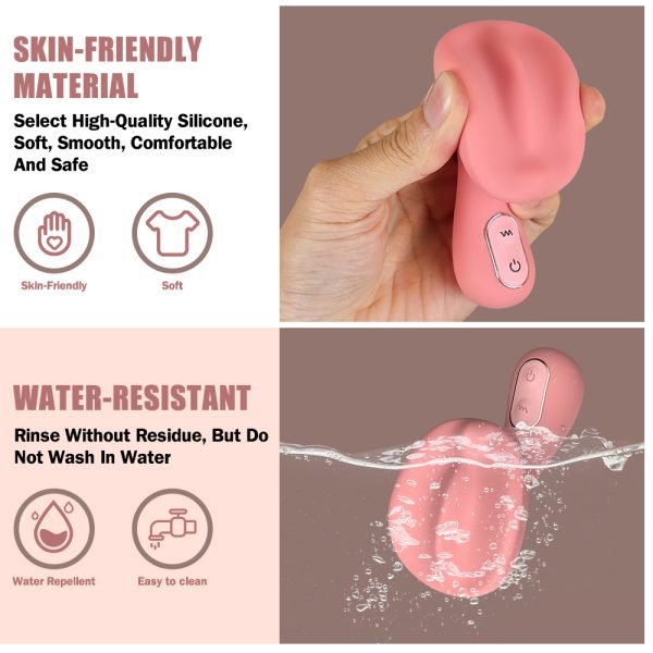 Mushroom Magic Wand Vibrator – Pink Silikon Masturbation Massager Sexspielzeug für Frauen – Bild 7