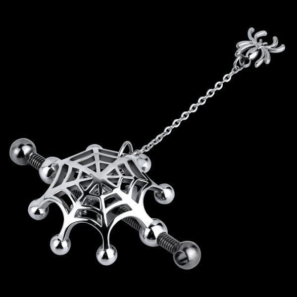 Spider Web Erect Nipple Clamps Sex Toys – Extreme BDSM Strap On für Frauen – Bild 5