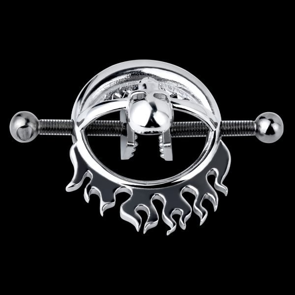 Skull-Style Nipple Clamps Bondage Toys – Strap-on-Erlebnis im BDSM-Setting – Bild 6