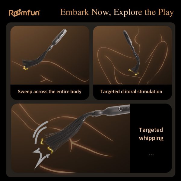 Elektrischer Peitsche BDSM Sexuell – Extreme Fesseln Leder Kinky Sex Spielzeuge für Frauen – Bild 10