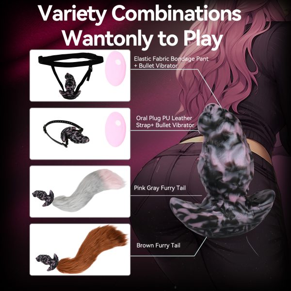 Anker-inspirierter Anal Butt Plug Vibrator – Strap-On Fantasy Silikon Dildo Kinky Sexspielzeug – Bild 8