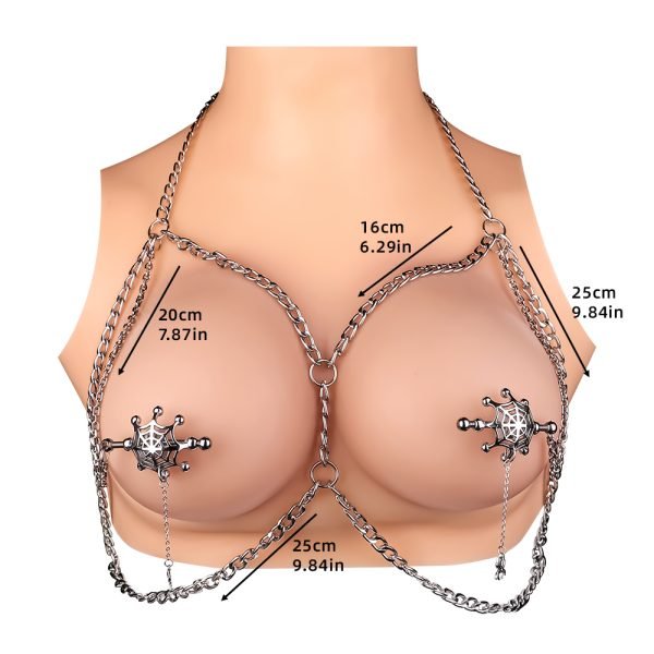 Spider Web Erect Nipple Clamps Sex Toys – Extreme BDSM Strap On für Frauen – Bild 9