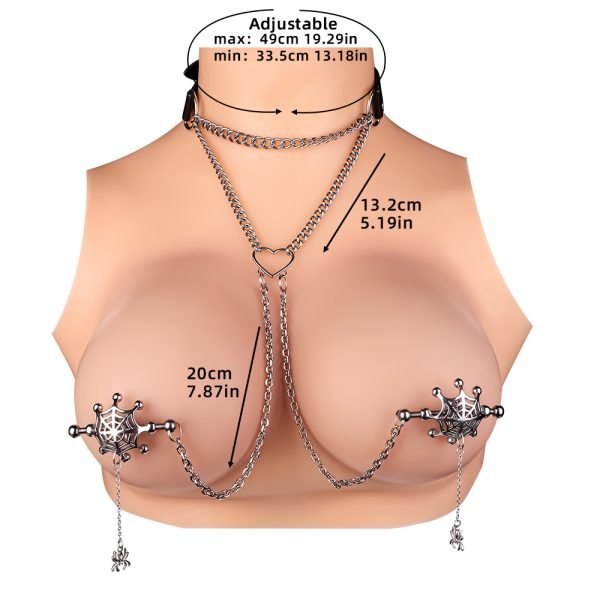 Spider Web Erect Nipple Clamps Sex Toys – Extreme BDSM Strap On für Frauen – Bild 11