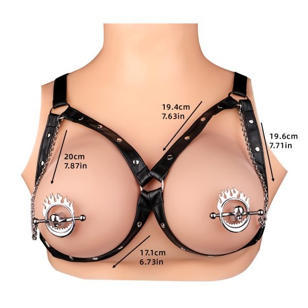 Skull-Style Nipple Clamps Bondage Toys – Strap-on-Erlebnis im BDSM-Setting – Bild 11