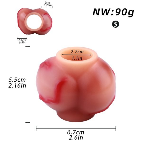 Fantasie Silikon Hund-Mikropenis – Kontrolle über Verlängerung und Verdickung, ein männliches Lustwerkzeug – Bild 3