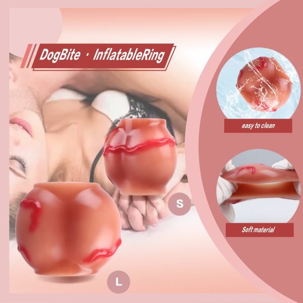 Fantasie Hund-Blutpenis Lock-In – Silikon Cock Extender für Männer – Bild 4