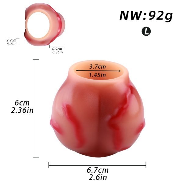 Hundifizierter Blutpenis mit biomorphem Schlossring – Präzises Lock-In für männliche Lust – Bild 2