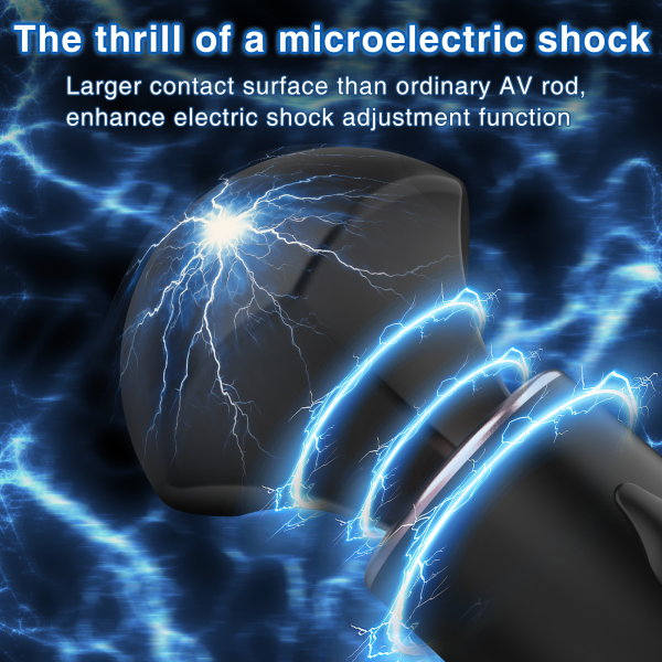 Mini AV Magic Wand Vibrator – Schwarzes Zwangsorgasmus Kinky Sexspielzeug für Frauen und Männer – Bild 6