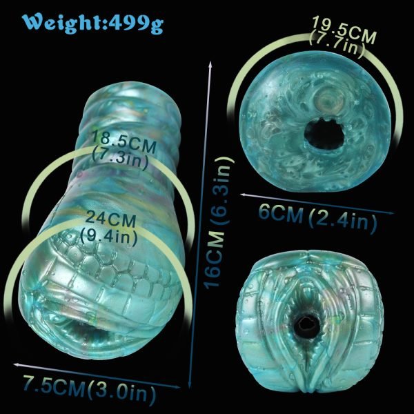 Silikon Penis-Massage Taschenmuschi Erwachsene Spielzeug – Stimulation Muschi Lecken Sexspielzeug für Männer – Bild 11