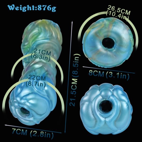 Dual-Ended Silikon Blowjob Taschenmuschi – Fantasy Penis-Massage Milf Sex Spielzeug für Männer – Bild 12