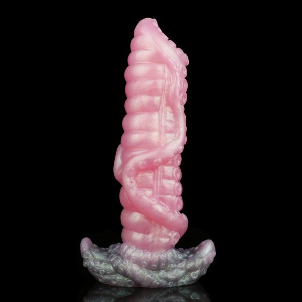 Fantasy Ovipositor Tentakel Dildo Anal Plug – Pinke Silikon-Dildo für Vagina Masturbation – Bild 4