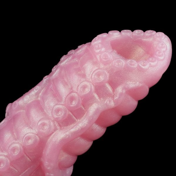 Fantasy Ovipositor Tentakel Dildo Anal Plug – Pinke Silikon-Dildo für Vagina Masturbation – Bild 7