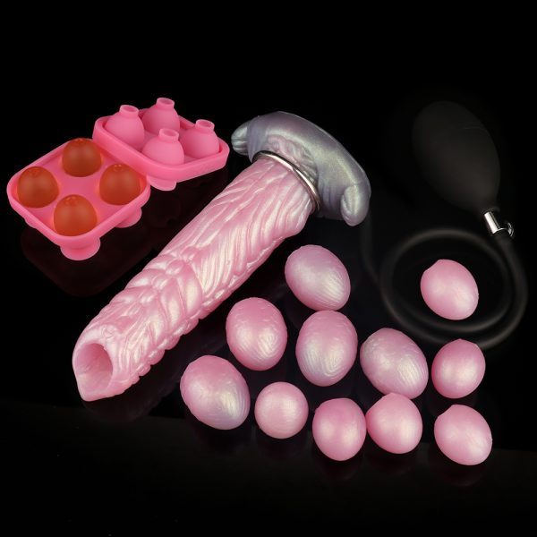 8-Zoll Ovipositor Dildos Silicone Butt Plug – Anal-Saugfuß Sex Games für Frauen – Bild 10