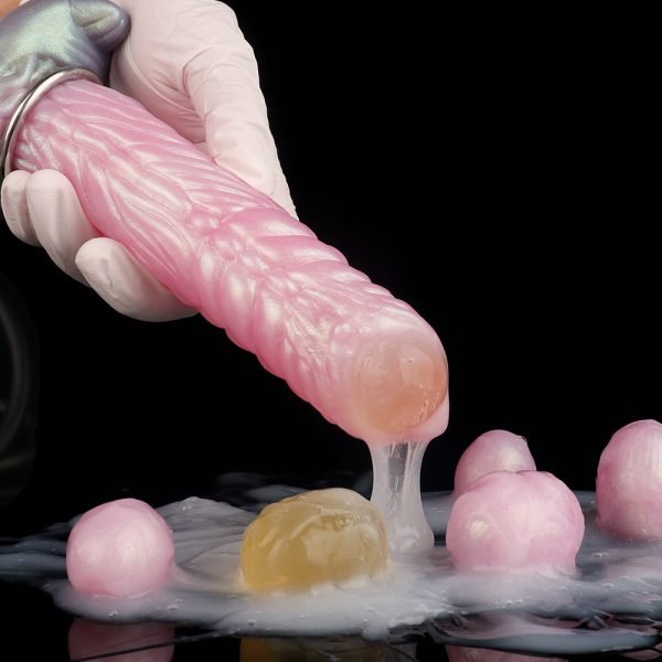 8-Zoll Ovipositor Dildos Silicone Butt Plug – Anal-Saugfuß Sex Games für Frauen – Bild 11