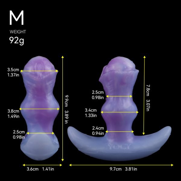 Fox Fantasy Vibrations-Fingern Analplug – Stoßender Silikon-Penetration für weibliche Masturbation – Bild 12