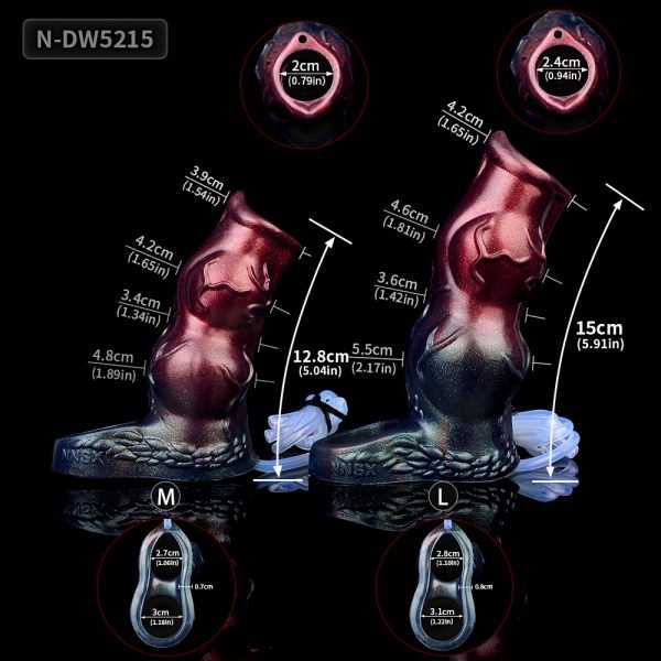 Silikon-Dildo-Mikropenis — Fantasie-Spritzender Mikropenis-Verlängerer für Männer – Bild 10